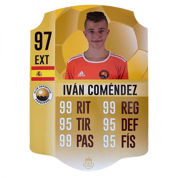 Carta FIFA Personalizada promesas